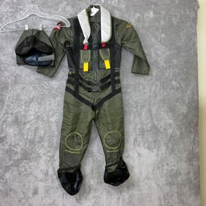 CHILD TOP FIGHTER PILOT COSTUME SIZE 5-6 Teetot